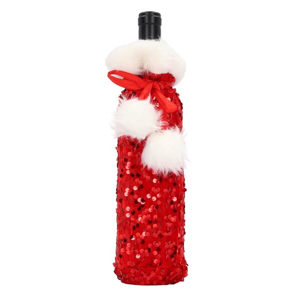 Funda para botella de vino, funda para botella de vino navideña, funda para botella de Navidad, rendimiento inigualable Jadeshay A