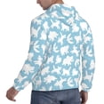 thumbnail image 6 of Salouo Cute Animals Pattern Men's Fall Hoodie Sweatshirt,Sport Hoodie with Pockets for Men Pullover Casual Hooded Sweatshirt-Small, 6 of 7