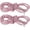 Light Pink, variant on Rhinestone Shoe Laces Bling Crystal Drawstring Cords for Sneakers
