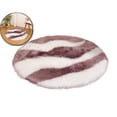 thumbnail image 1 of Round Area Rug – 23.6" Soft Velvet Polyester Entry Mat for Bedroom, Hallway, Dorm & Porch – Contemporary Doormat, Floor Decor for Living Room & Home, 1 of 5