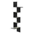 thumbnail image 3 of Furinno Contemporary 13.39" x 13.39" 5-Tier Wood Floating Shelf, 3 of 5