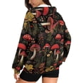 thumbnail image 2 of COEQINE Oversized Sweatshirts Women's Fashion Hoodie Cat Spider Web Pumpkin Bat Print Full Zipper Hooded Jacket Long Sleeve Y2K Tops for Women with Pockets Fall Casual Wear, M, 2 of 7