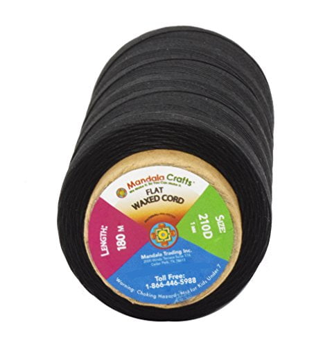 10 Yds. Waxed Cotton Cord for Jewelry Making, Sewing Leather Goods, Waxed  Cord in a Choice of 6 Earthy Shades, TEN YARDS 