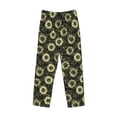 thumbnail image 6 of Uemuo Sunflowers Pattern Men's Wide Leg Palazzo Lounge Pants with Pockets Light Weight Loose Comfy Casual Pajama Pants-Large, 6 of 9