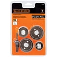 thumbnail image 4 of BLACK+DECKER 5-Piece Hole Saw Drilling Kit, 4 of 4