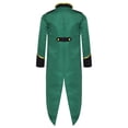 thumbnail image 6 of iiniim Kids Boys Girls Medieval Steampunk Tailcoat Princess Renaissance Tuxedo Jacket Halloween Party Dress Up Green 6, 6 of 7