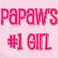 thumbnail image 2 of CafePress - Papaw's #1 Girl Infant Bodysuit - Baby Light Bodysuit, Size Newborn - 24 Months, 2 of 4