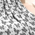 thumbnail image 3 of White Butterfly Black Dot Pattern Blanket,Comfortable Soft Flannel Throw Blanket,All Season,Warm Lightweight Blankets for Sofa Bed Couch Living Room Chair,30"x40", 3 of 4