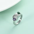 thumbnail image 3 of Infinity Love Women's Stainless Steel Crystal Ring Cremation Jewelry for Ashes Holder Memorial Urn Ring, 3 of 4
