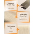 thumbnail image 3 of Extensiones de cabello DOORES con cinta adhesiva para cabello humano, 26 cm, 30 g, 3 of 9