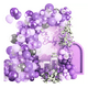 thumbnail image 1 of Guirnalda De Globos Mariposa Kit De Globos Para Cumpleaños, Morado, 1 of 5