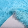 thumbnail image 7 of Junovo Luxury Fluffy Area Rugs Areary Rug for Bedroom Shaggy Rugs Area Carpet for Living Room Bedroom Room,2'x3',Aqua Blue, 7 of 7