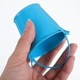 thumbnail image 3 of PBPBOX 4Pcs Small Tin Metal Buckets Assorted Colors with Handles for Candy Popcorn Storage, 3 of 8