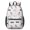 Cow and Heart White Pattern, variant on Cow and Dot White Pattern 17" Waterproof Oxford School Backpacks for Teens, S-Shape Padded Straps, for School, Travel, Hiking, Camping