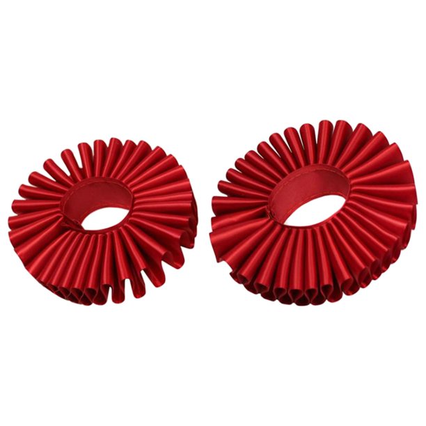 Muñequeras Yuyangstore Accesorios de disfraz para Cosplay Jester rojo