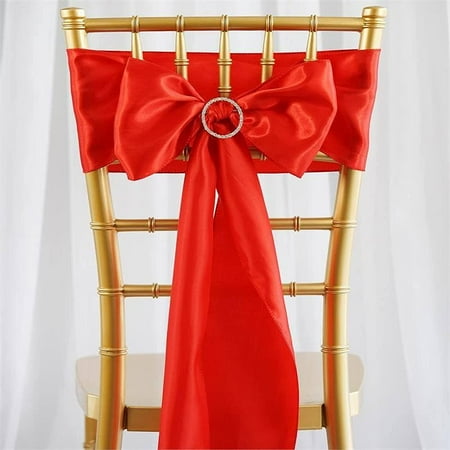 

Efavormart 25 Pack | Red Chair Sashes | 6 X106