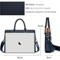thumbnail image 3 of FSD.WG]Business Bag Leather Briefcase Shoulder Laptop Business Bag for Men, 3 of 10