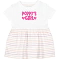 thumbnail image 3 of Inktastic Poppy's Girl Pink with Hearts Girls Baby Dress, 3 of 5