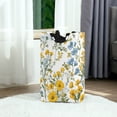 thumbnail image 6 of Yayeee Freestanding Laundry Hamper with Handle Collapsible Large Storage Basket for Clothes, Yellow Floral, 6 of 7