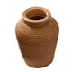 thumbnail image 1 of BRIGHTFUFU Florero tejido de mimbre, cesta de flores de estilo Rural, accesorio para fotografía (marrón), 1 ud., 1 of 8