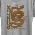 thumbnail image 3 of Instant Message - Rattlesnake Nothing To Mess With - Women's Short Sleeve Graphic T-Shirt, 3 of 6