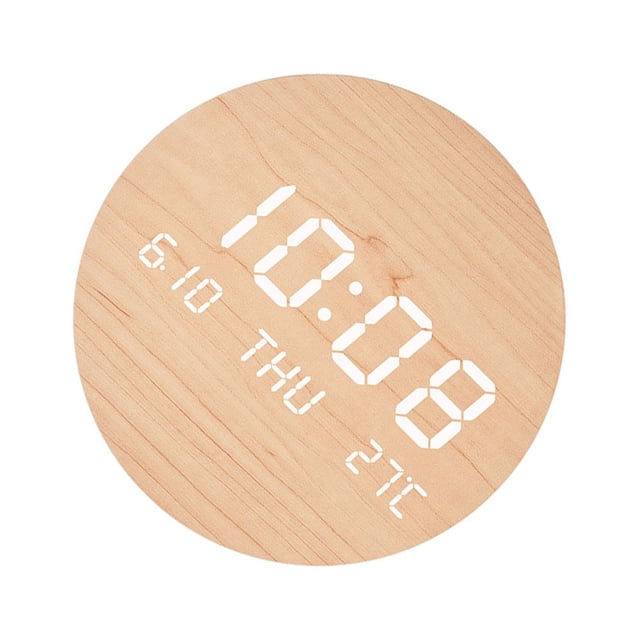 Bewildely Reloj de pared digital para cronometraje fácil de leer en cualquier habitación Construcción duradera Reloj despertador de estilo Type4 NO4