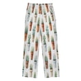 thumbnail image 3 of Kids' Pajama Pants Soft Relaxed Fit Sleep Pants Lounge Pants with Pockets Cactus in Pots Pattern X-Large, 3 of 9