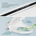 thumbnail image 5 of PULUOMIS Luxury Electric Bidet Toilet Seat White with Heated Seat and LED Lighting, 5 of 11