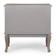 ClickDecor Thomas 3 Drawer Chest Gray