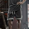 thumbnail image 4 of Mens GYM Sports Shorts Breathable Athletic Gym Shorts Loose Fit Running Bodybuilding Summer Training Short, 4 of 4