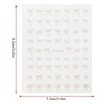 thumbnail image 3 of Bows Nail Art Stickers Self-Adhesive Nail Decals French Bows Nail Stickers Manicure Accessories for Nail Art Decors, 3 of 9