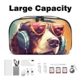 thumbnail image 3 of Dog Travel Organizer Digital Pouch Charger Case Organizer Charge Cord Organizer Waterproof Oxford Cloth Electronics Organizer Bag 5.9x9.44x3.14 in., 3 of 6