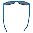 thumbnail image 4 of The Original KD's Biker Shades Sunglasses By PCSUN Blue Ice Frames Blue Mirror Lenses., 4 of 8