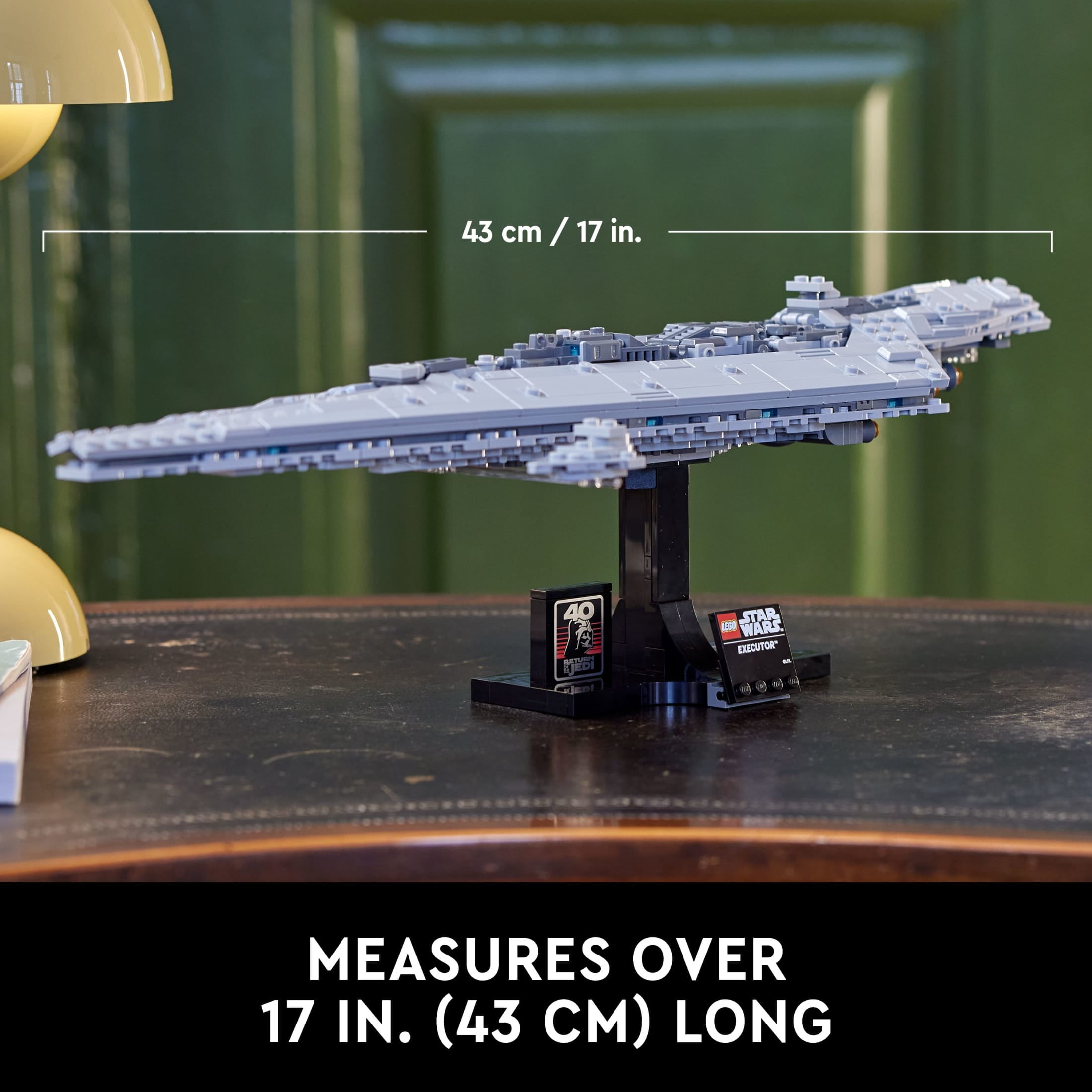 LEGO Star Wars Executor Super Star Destroyer Building Set for Adults - Darth Vader Collectible Model Kit, Ages 18+ - Gift for Birthdays - 75356