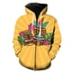 thumbnail image 1 of Sudadera con capucha y cremallera estilo hawaiano de isla tropical para hombre, con estampado 3D, unisex, estilo hip hop, gran oferta 2024, sudaderas Harajuku divertidas, 1 of 6