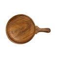 thumbnail image 5 of Robust Wooden Pizza Plate - Perfect for Homemade Pizza, Rustic Finish, 5 of 5