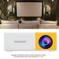 thumbnail image 4 of Portable Projector, AV VGA USB HD Mini Projector 24 To 60in Projection US Plug 100-240V  for Family, 4 of 7