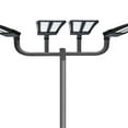 thumbnail image 3 of Chiuer 180°Quad Bullhorn Light Pole Mounting Bracket with 4 Tenons Inline, 3 of 3