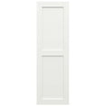 thumbnail image 6 of Ekena Millwork 15"W x 36"H True Fit PVC Two Equal Flat Panel Shutters, Unfinished (Per Pair - Hardware Not Included), 6 of 10