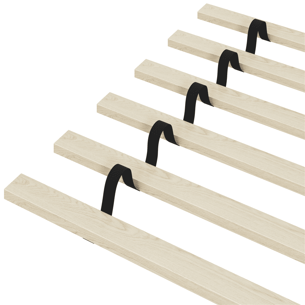 Fullfurnique Upholstered Platform Bed Frame with Wooden Slat Support, Full, Light Gray