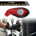 thumbnail image 3 of Unique Bargains Digital Display Tire Pressure Gauge 0-140psi Regular Air Pressure Gauges for Tires LED Lights Battery 1 Pcs, 3 of 6