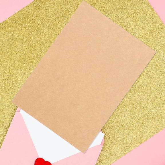 FELTECHELECTR 50 Sheets Letter Writing Stationery Lined Stationery Paper Brown Retro Style for Adults