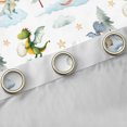 thumbnail image 4 of Feelyou Kawaii Dragon Animal Black Out Curtains, Dreamy Stars Cloud Curtains Pack of 2 (42x63 Each), Teens Kids Boys Girls Bedroom Curtains, Window Curtains Decor, 4 of 6