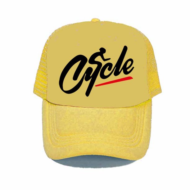 New Mountain Bike Cap Men Women MTB Cycling Fans Trucker Hats Cool Sport Summer Mountain Bicycle Wheels Bone Baseball Caps YY33656-60cm for adult Gao Jinjia LED