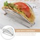 thumbnail image 5 of 3 Pieces Taco Holder Stand Stainless Steel Taco Rack Tray Taco Tray, 5 of 5