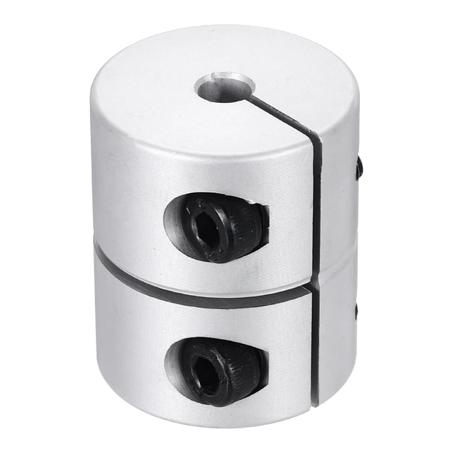 Uxcell Raccord d'Arbre 5 à 8mm(ID) 30mm(L) Connecteur d'Arbre en Alliage d'Aluminium Joint Rigide Accessoires de Moteur