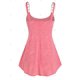 thumbnail image 2 of Tank Top de Túnica de Talla Extra con Aplicación de Panel Rosegal  Camisetas sin mangas de talla grande, 2 of 5