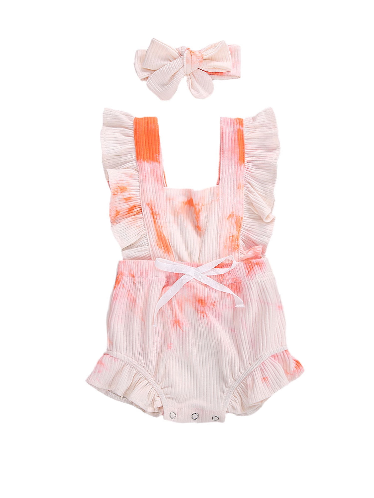 Details about   Carter's Baby Girl Ruffles Sleeveless Romper Size 6months 