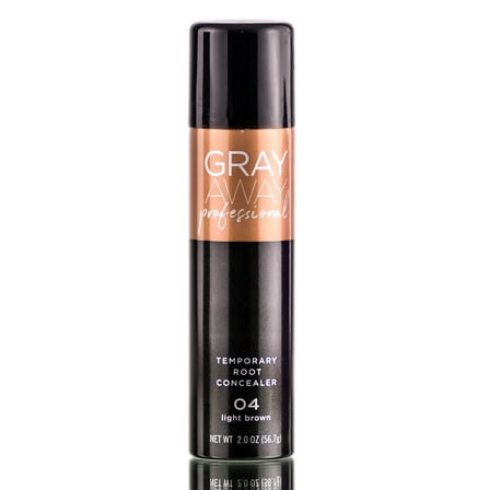 Gray Away Professional Temporary Root Concealer - 04 Light Brown / 2 oz