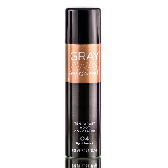 Gray Away Professional Temporary Root Concealer - 04 Light Brown / 2 oz